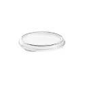 Låg t/ 750ml genanvendelig plastskål, klar, Ø17,1x1,8cm, PP, (48 stk.)