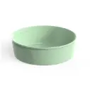 Genanvendelig plastskål, 1200ml, Ø20x6cm, PP, grøn, (48 stk.)
