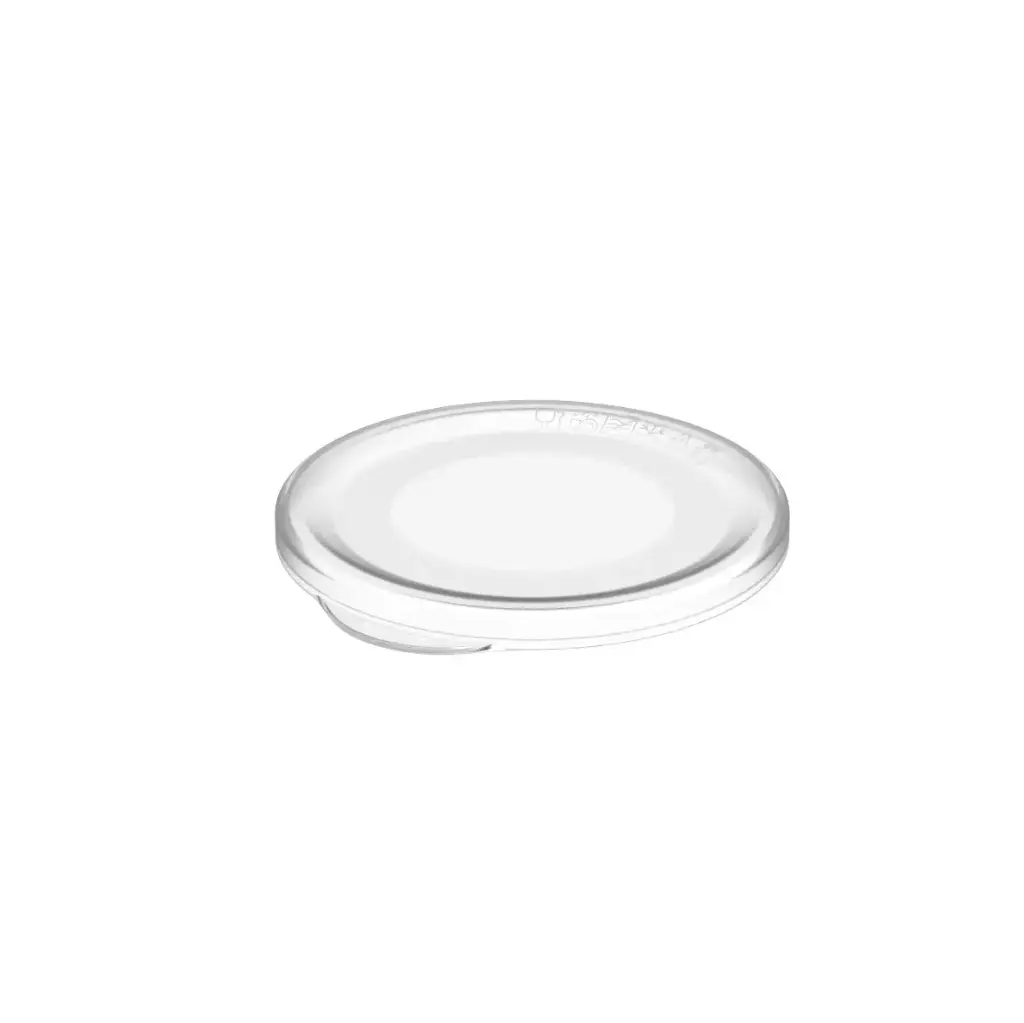 [47074] Flergangs fladt låg til kop, PP, vandtæt, uden hul, Ø 90 mm, (100 stk.)