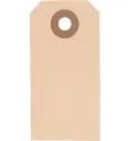 Manillamærke med patentring, 6x12 cm,  Neutral, (1000 stk.)