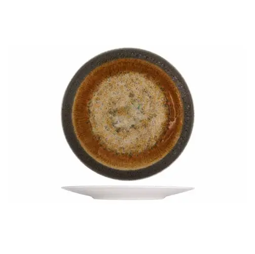 Middagstallerken, Ø27cm, IRIS BROWN, (6 stk.)