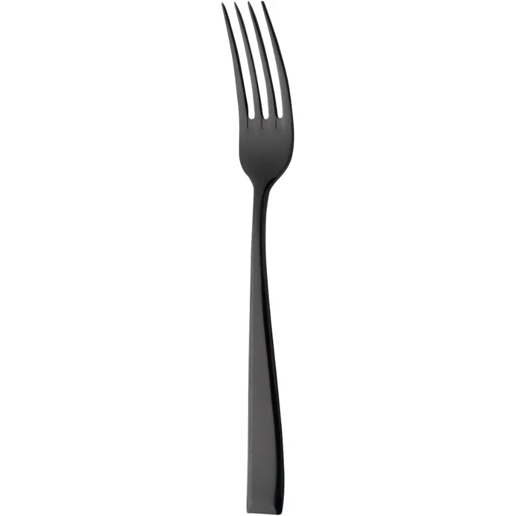 [47340] Bordgaffel, Durban Mirror Black, sort, 18/10 rustfrit stål, SOLA, (12 stk.)