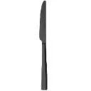 Bordkniv, Durban Mirror Black, sort, monobloc, 18/10 rustfrit stål, SOLA, (12 stk.)