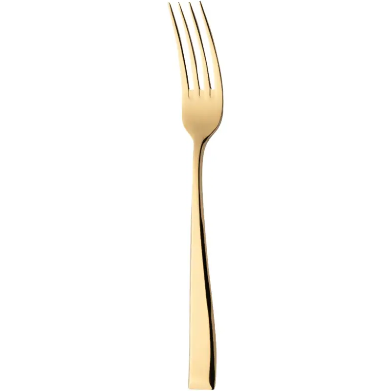 Bordgaffel, Durban Mirror Gold, guld, 18/10 rustfrit stål, SOLA, (12 stk.)