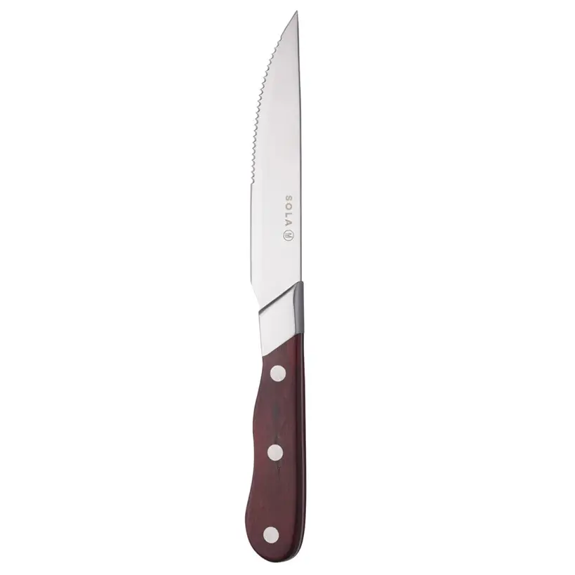 [47356] Steakkniv, Wood, 241mm, SOLA, (1 stk.)