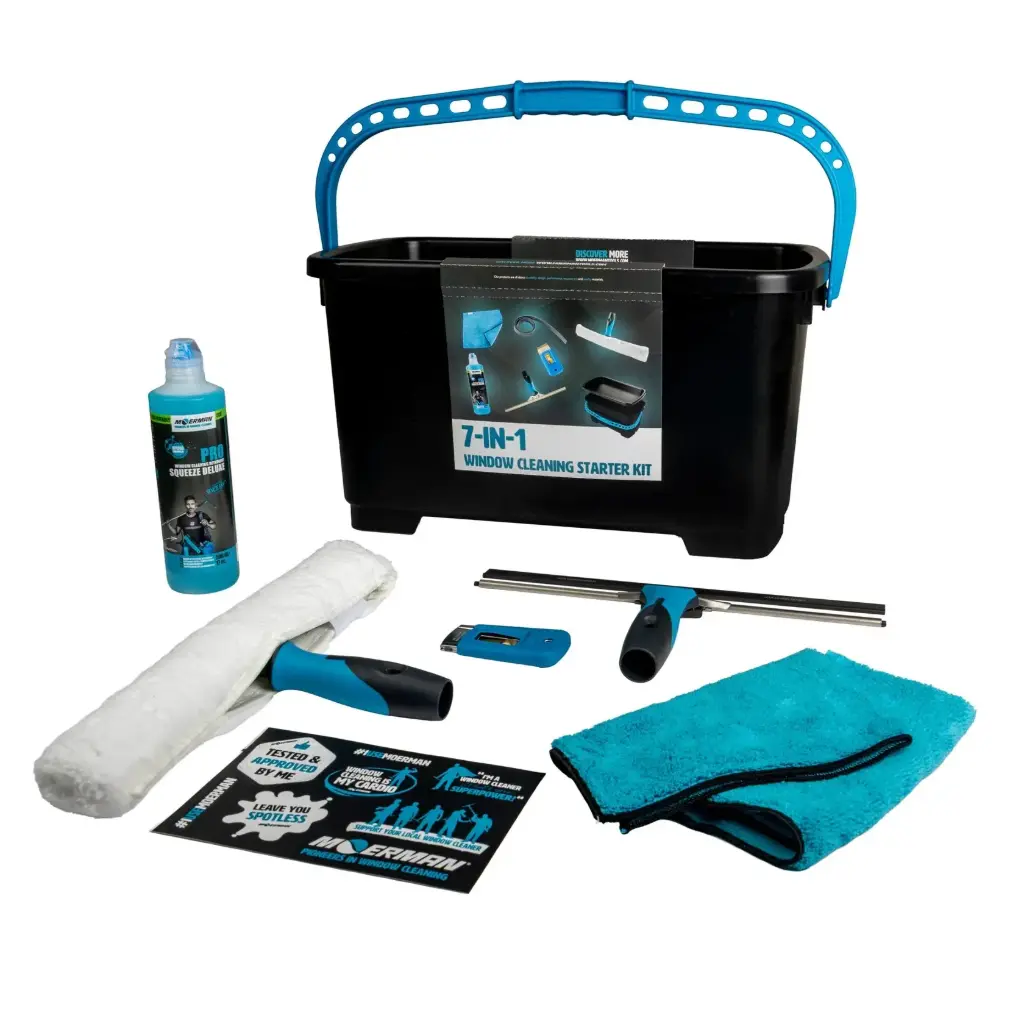 Vinduespudsersæt, 7-i-1 starterkit, Moerman, (1 stk.)