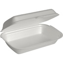 Burgerboks, L, 18,5x14,5x7,3cm, hvid, XPS, (600 stk.)
