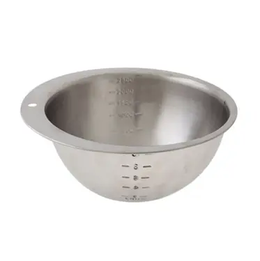 [47412] Røreskål med håndtag, måleindikator, rustfrit stål, 2,5L, (1 stk.)