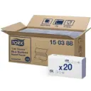 Håndklædeark, Universal, H2, blå, 2-lags, M-fold, Tork Xpress 150388, (20 pk á 237 stk, 4740 stk.)