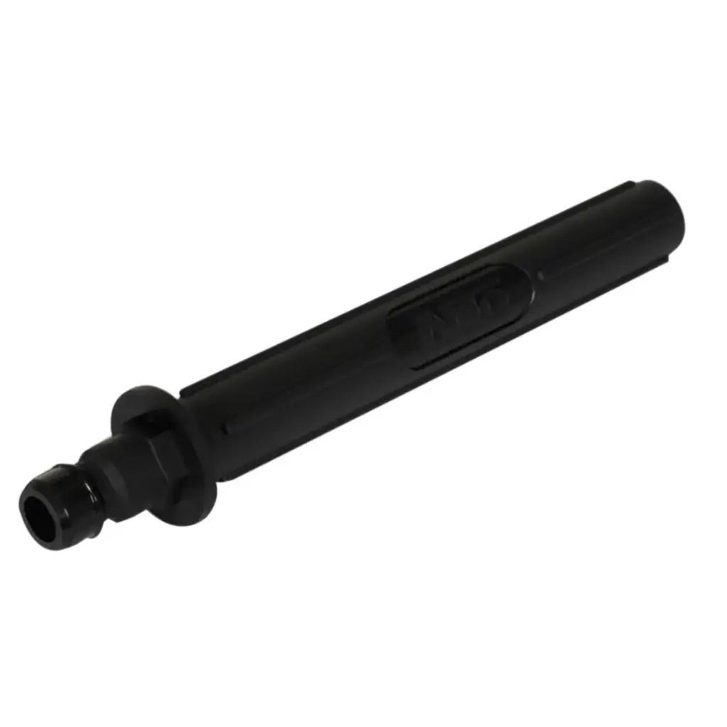 Strålerør, Nito, 18cm, sort, plast, lille dyse, 1/2", (1 stk.)