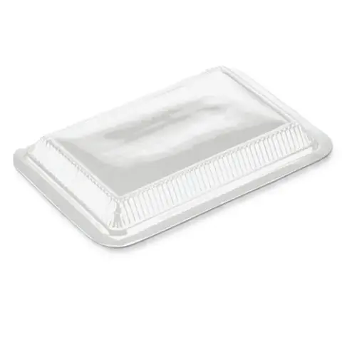 Låg, rekt, klar, PET, 20,5cm x 14cm x 2cm, t/8389, (500 stk.)