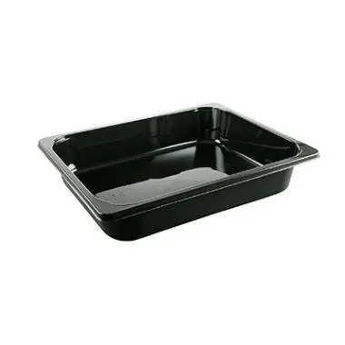 Ovnbakke, 2325-1C, rekt, sort, CPET, 3885ml, 1/2GN, 32,5cm x 26,5cm x 6cm, (124 stk.)