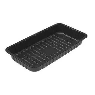 [47512] Plastbakke, P2343-45A, rekt, sort, rPET, 2165ml, 34,5cm x 18cm x 4,5cm, (216 stk.)