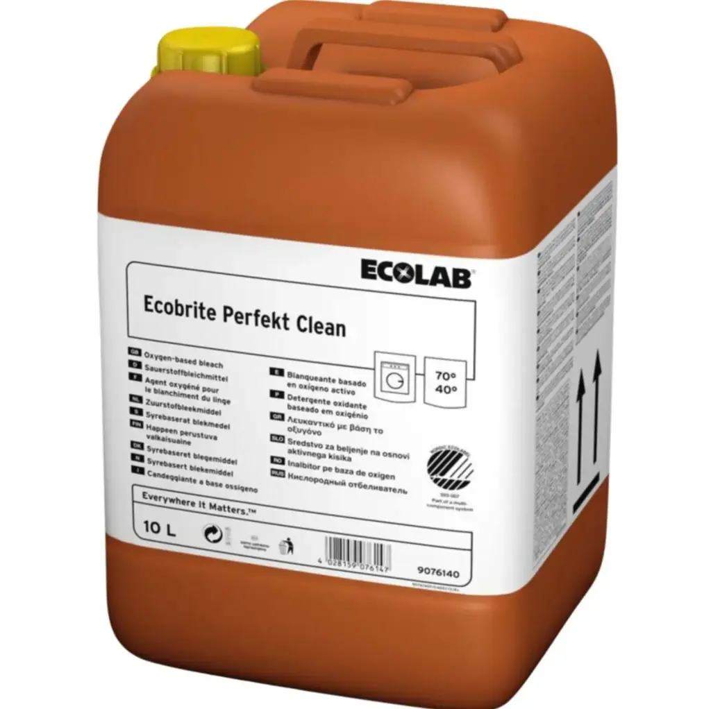 Blegemiddel, Ecolab Ecobrite Perfekt Clean, 10 l, uden klor og farve, med parfume, (1 stk.)