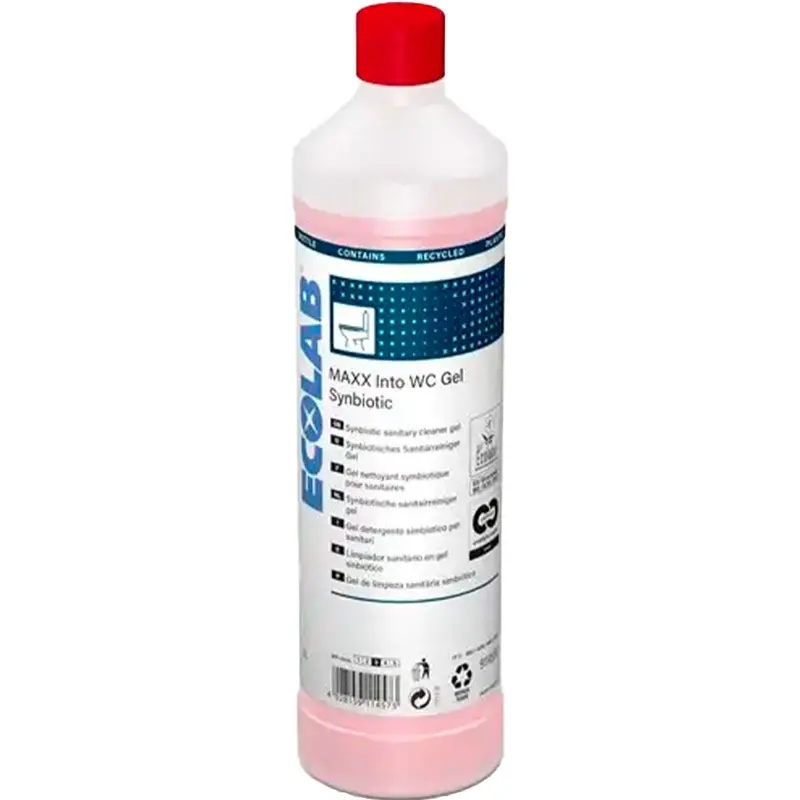[47991] WC-rens, gel, MAXX INTO Synbiotic, med probiotika, 1 l, Ecolab, (12 stk.)