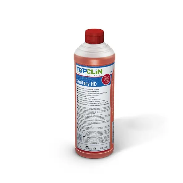 Sanitetsrengøring, TOPCLIN Sanitary HD, stærk, 1 l, Ecolab, (12 stk.)