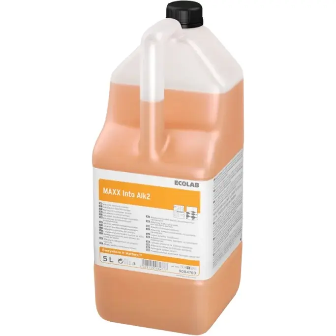 [47994] Grundrengøring, MAXX INTO Alk2, stærkt alkalisk, 5 l, Ecolab, (2 stk.)