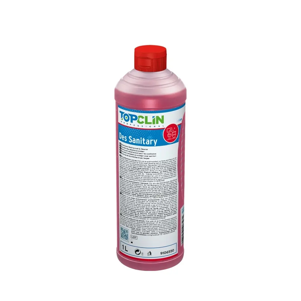 Sanitetsdesinfektion, TOPCLIN DES Sanitary, klar-til-brug, 1 l, Ecolab, (12 stk.)