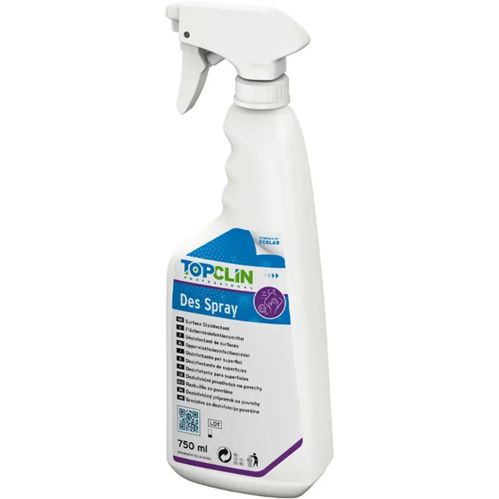 Desinfektion, TOPCLIN DES Spray, klar-til-brug, 750 ml, Ecolab, (6 stk.)