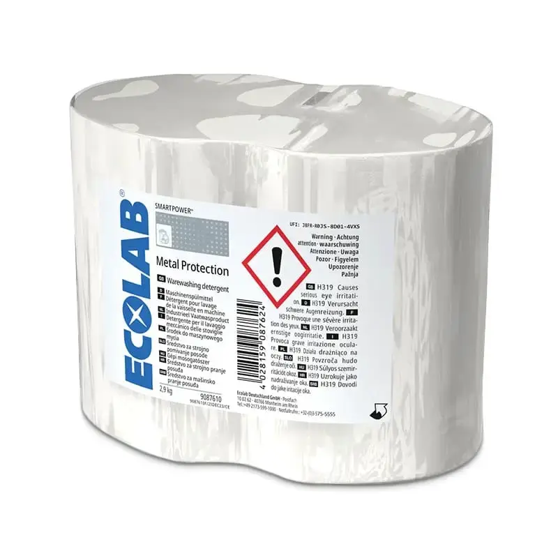 Maskinopvask uden klor, SMARTPOWER Metal Protection, 2.9 kg, Ecolab, (4 stk.)