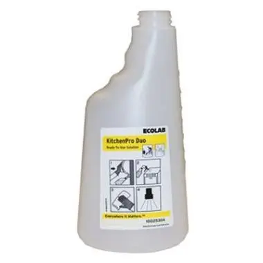 Bruseflaske tom til KITCHENPRO DUO, 650 ml, Ecolab, (6 stk.)
