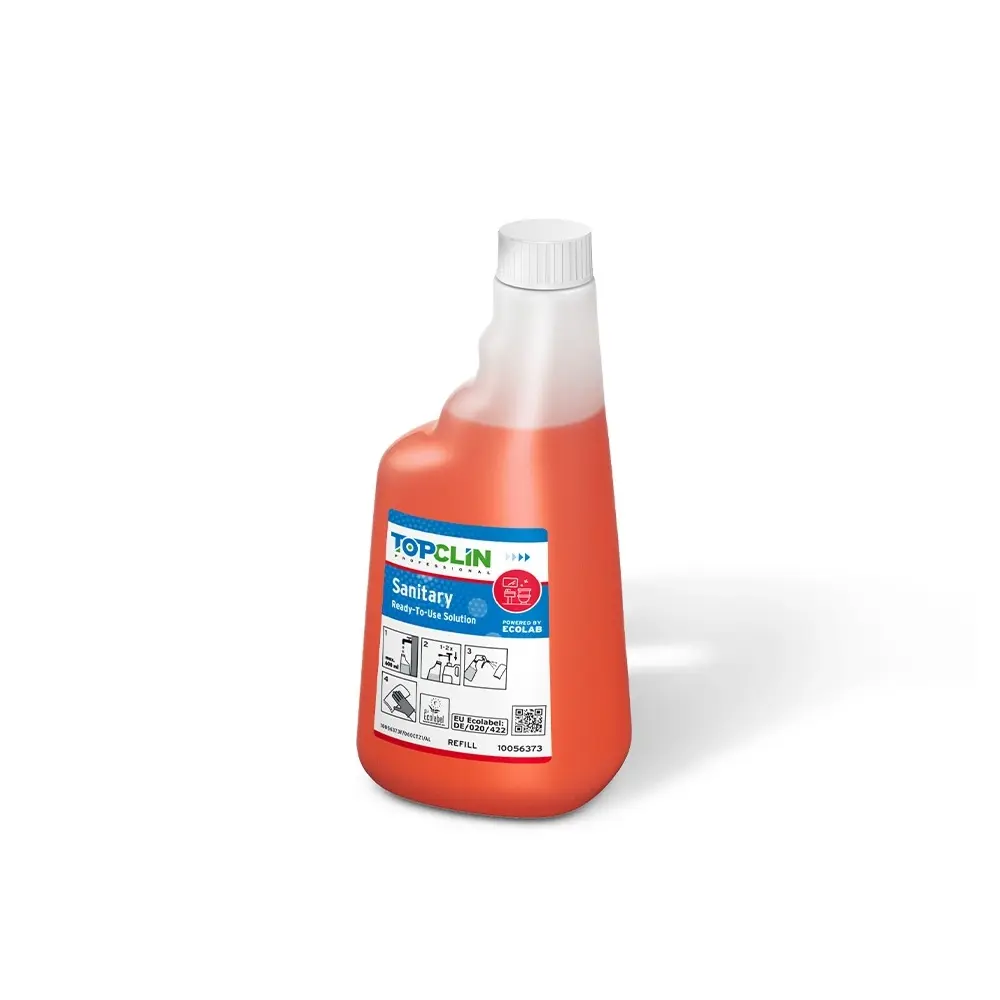 [48066] Tom bruseflaske t/ TOPCLIN Sanitary, universal, 650 ml, Ecolab, (6 stk.)