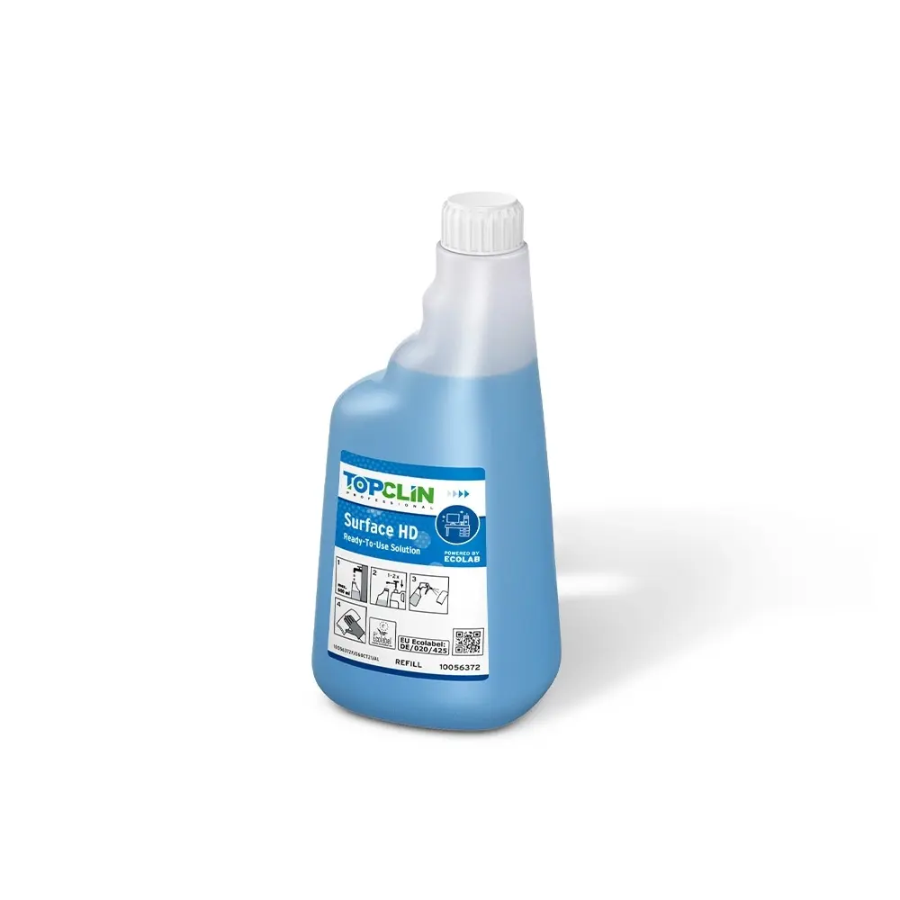 Tom bruseflaske t/ TOPCLIN Surface HD, 650 ml, Ecolab, (6 stk.)