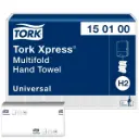 Håndklædeark, Tork Xpress 150100, Multifold, H2, hvid, 25,5x19,6cm, 1-lags, (4830 stk.)