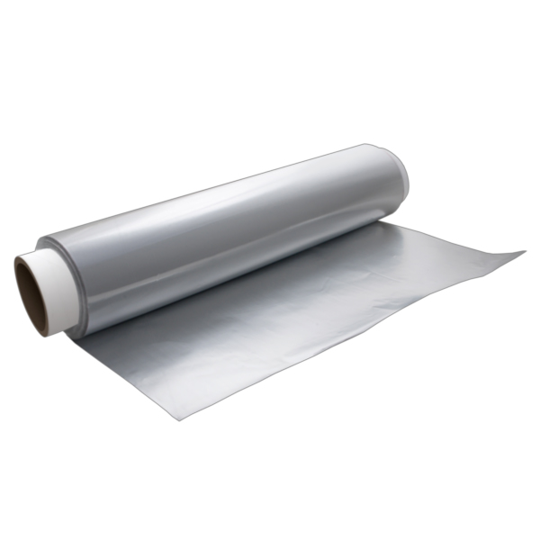 [10402] Stanniol/Alufolie, GS-Basic, 150m x 29cm, 10,5 my, sølv, aluminium, i PE-folie (4 ruller.)