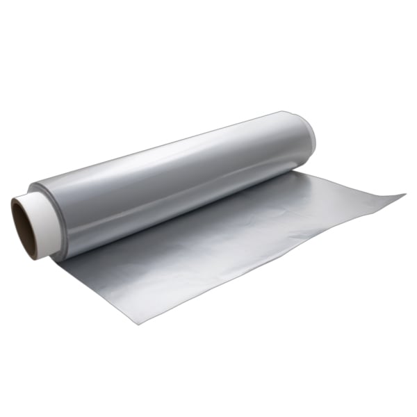 [10402] Stanniol/Alufolie, GS-Basic, 150m x 29cm, 10,5 my, sølv, aluminium, i PE-folie (4 ruller.)