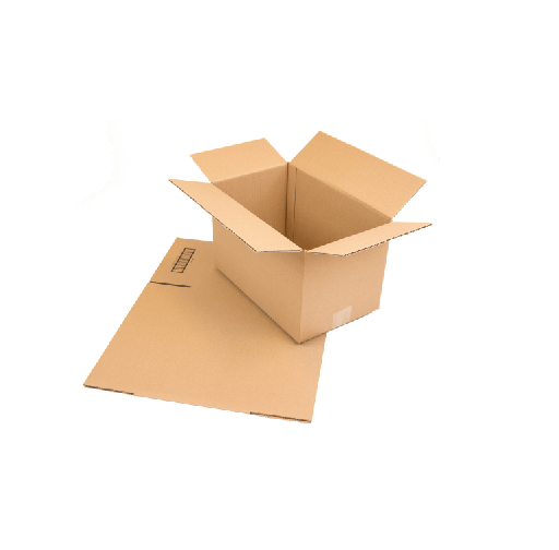 [12220] Bølgepapkasse, 12L, 35x31x11cm, 3mm, brun, (25 stk.)