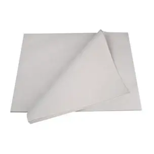 Wrappingpapir, hvidt tryk, 39x48cm, (10 Kg.)