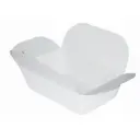 Kinaæske, stor, 1000ml, 10x16.5x6.5cm, karton, PE-belagt, hvid, (300 stk.)