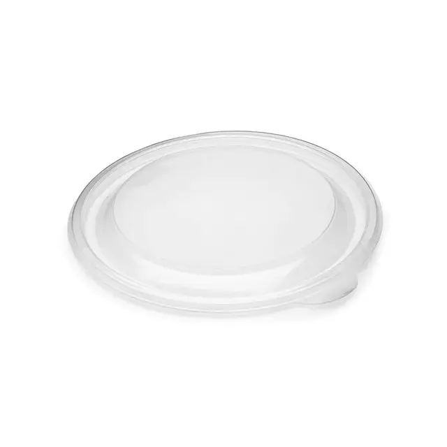 [48284] Låg, rund, klar, PP, Ø19cm, til suppebæger, (300 stk.)