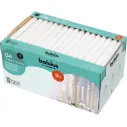 Kronelys, 9t, 240x22 mm, hvid, torpedo, Bolsius, (136 stk.)