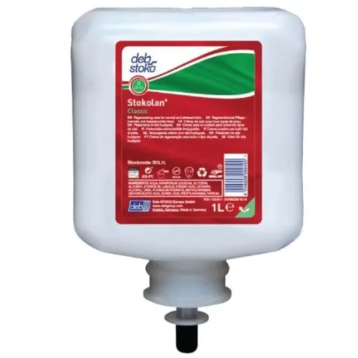 [48319] Håndcreme, Stokolan, Sensitive Pure, 1 l, (6 stk.)