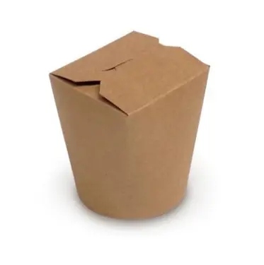 [48324] Kinaæske, wok, 750ml/26oz, bionedbrydelig, CPLA, brun, (500 stk.)