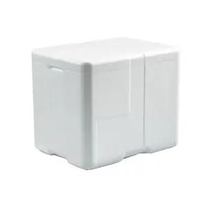 Termokasse, 25 ltr, 40x30x33 cm, Coolsafe, Large, med Låg, EPS, Hvid, (1 stk.)