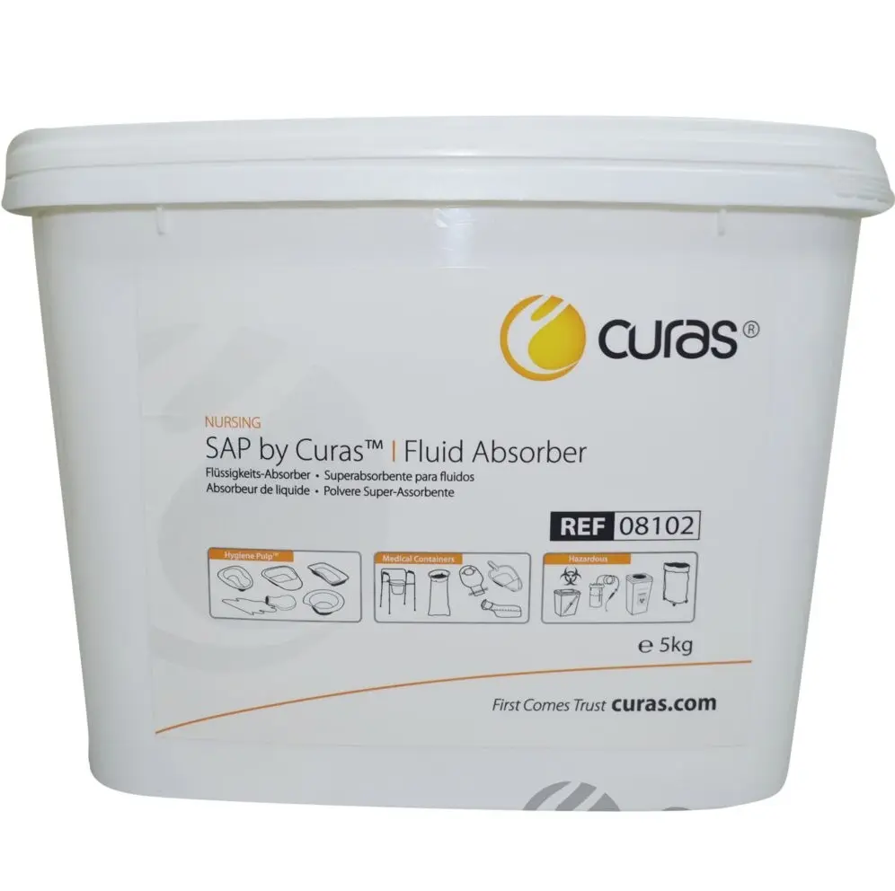 SAP granulat, Curas, engangs, 5 kg, (1 stk.)
