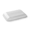 Plastlåg t/ Zen tapasbakke, 25x16,6x3,2cm, RPET, klar, (240 stk.)