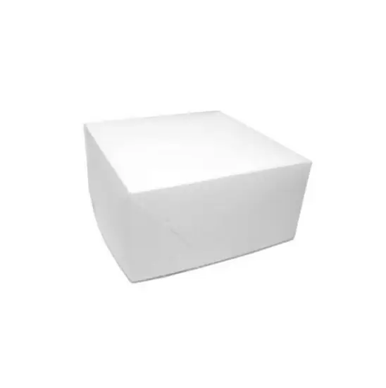 Kageæske, quick open, til fastelavnsbolle, hvid, 13x11x7cm, S (300 stk.)