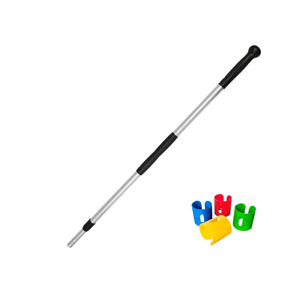 [48706] Teleskopskaft m/farvekodning, Hygiejne Ergo Globe, 102-178,5cm, (1 stk.)