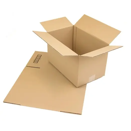 [48748] Fold-selv standard papkasse, 1,7L, 18x12x8cm, 3mm, brun, bølgepap, FEFCO 0201, (2800 stk.)
