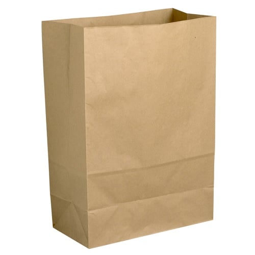 [10395] Brun papirspose uden hank, 16 L, 25x15x43 cm, 70 gsm, papir, (200 stk.)