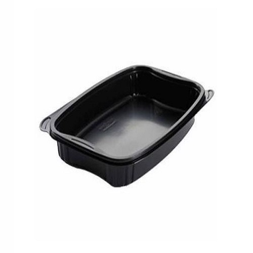 Bakke, Bistro, 1-rum, 980 ml, 25,4x17,4x4,2 cm, PP, Sort, (300 stk.)