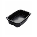 Bakke, Bistro, 1-rum, 980 ml, 25,4x17,4x4,2 cm, PP, Sort, (300 stk.)