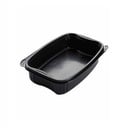 Bakke, Bistro, 1-rum, 980 ml, 25,4x17,4x4,2 cm, PP, Sort, (300 stk.)