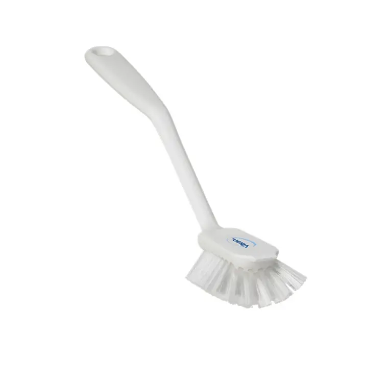 [49634] Opvaskebørste med skrabekant, 280 mm, medium, hvid, Vikan 42375, (20 stk.)
