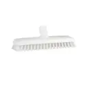 Gulvskrubbe med vandgennemløb, 270 mm, meget stiv, hvid, Vikan 70415, (10 stk.)