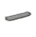 Damp 42 Dark mikrofibermoppe, Hook & Loop, 40 cm, grå, Vikan 549549, (5 stk.)